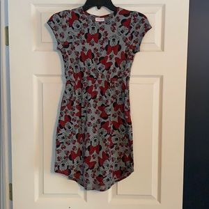 LuLaRoe Mae dress Minnie Mouse dress size 12 kids